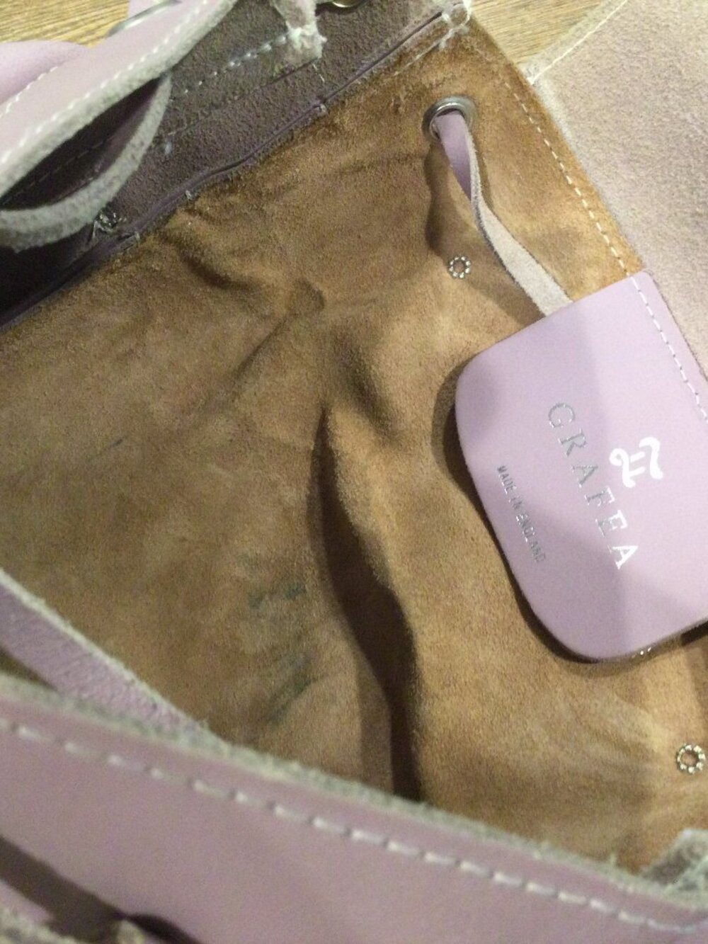 Grafea Leather backpack - Picture 8 of 10